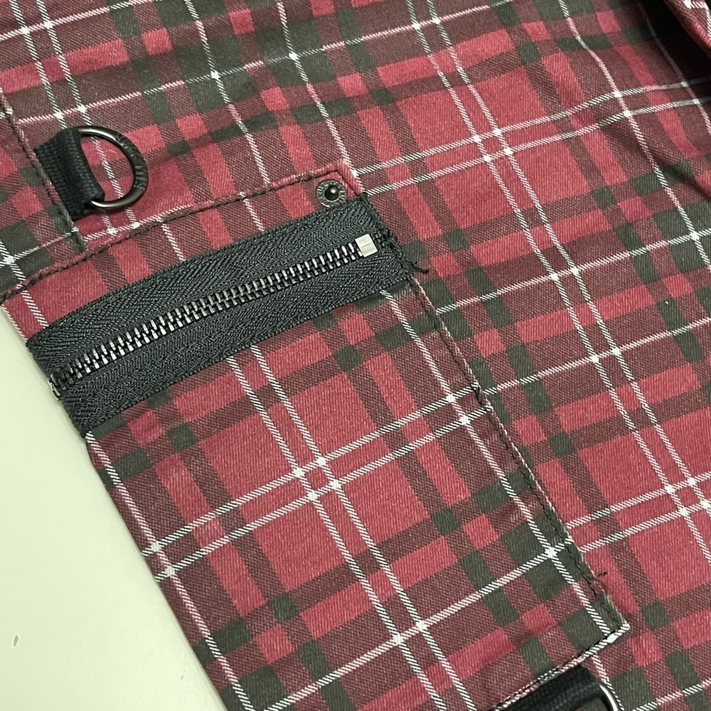 NWT Killstar Sonic Doom Jeans (Blood Tartan) size XL - Picture 5 of 10